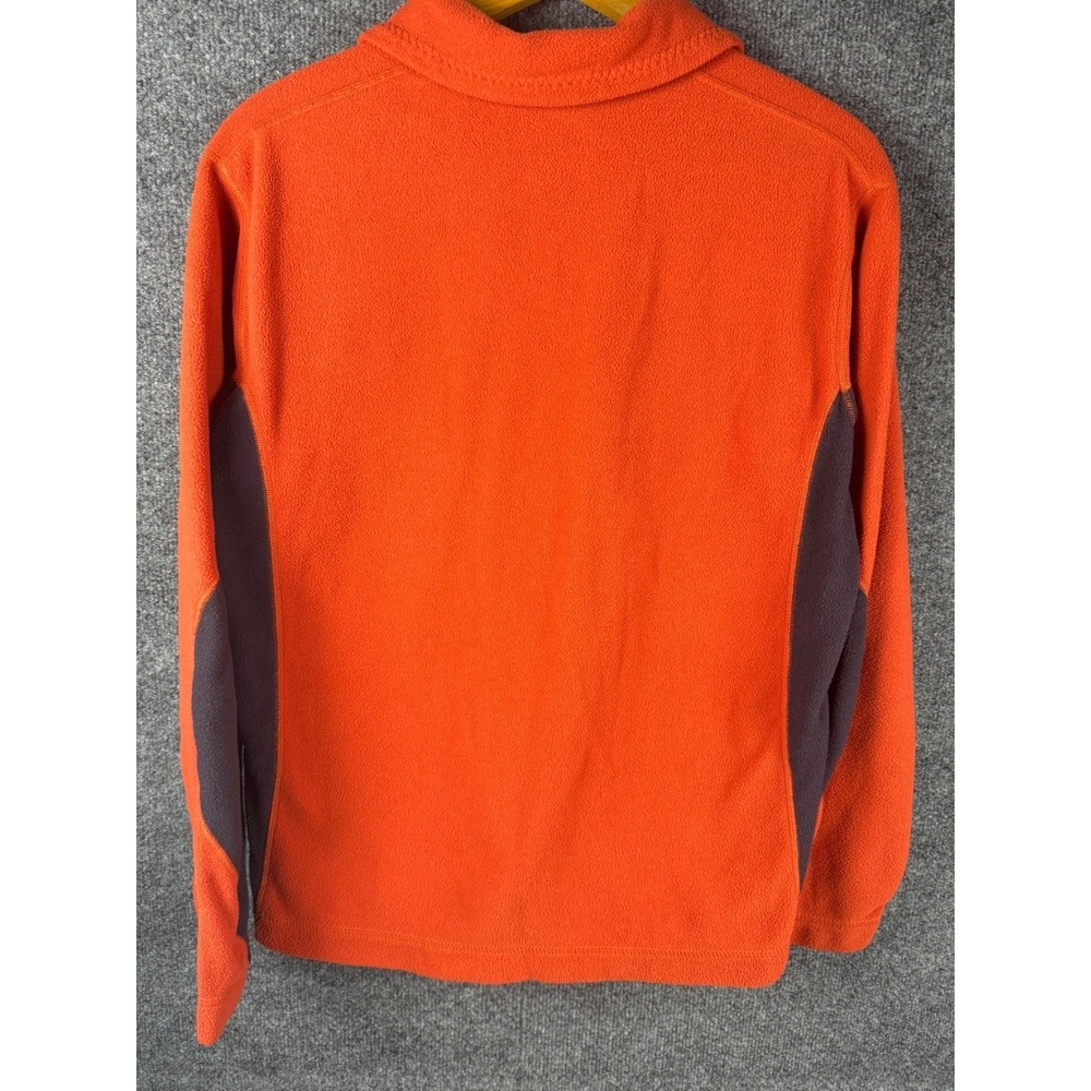 Patagonia Synchilla Fleece Pullover Womens L Orange Quarter Zip Mid Layer Jacket - Picture 3 of 9